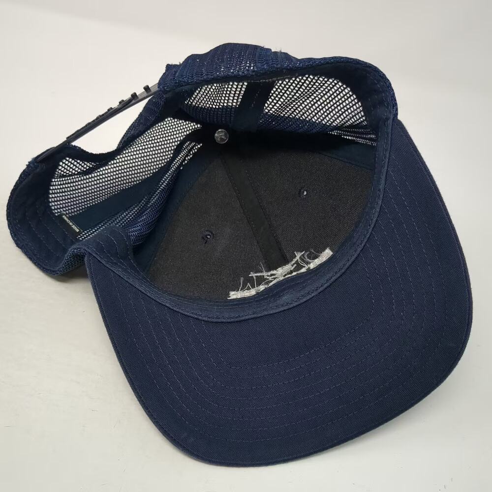 Richardson 112 Trucker Hat Blue White OS Snapback Cutwater Spirits Embroidered - Picture 7 of 10